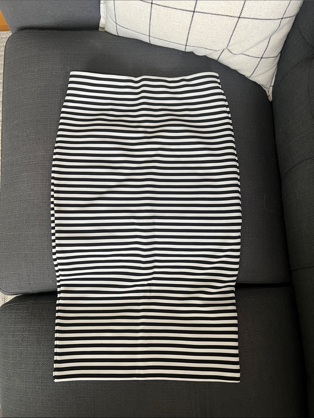 F21 Striped Pencil Skirt